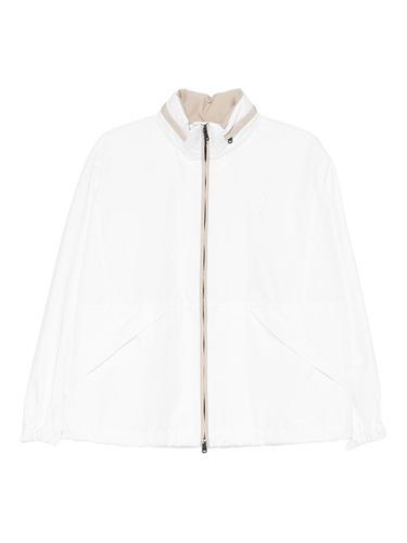 Zipped Blouson Jacket - Brunello Cucinelli - Modalova