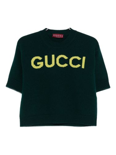 Gucci Logo Wool Sweater - Gucci - Modalova