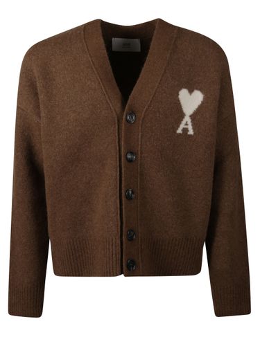 Ami Paris Ami De Coeur Cardigan - Ami Paris - Modalova