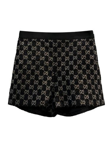 Gucci Wool Lamé Shorts - Gucci - Modalova