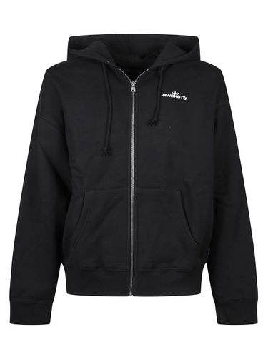 Crown Logo Full Zip Hoodie Sweatshirt - AWAKE NY - Modalova