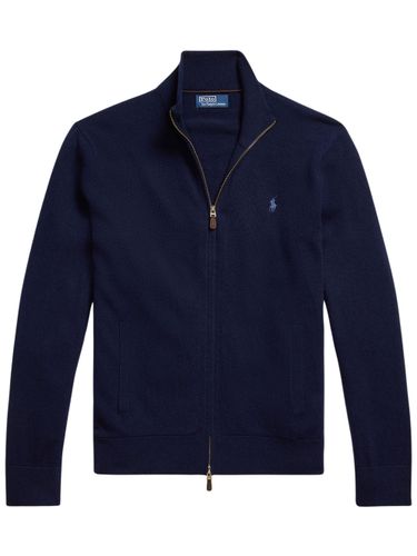 Cardigan Sweather With Logo - POLO RALPH LAUREN - Modalova