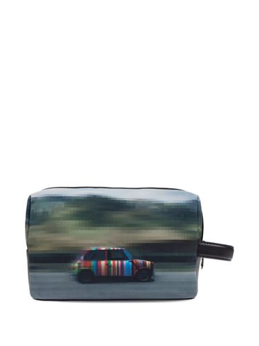 Paul Smith Printed Leather Wash Bag - Paul Smith - Modalova