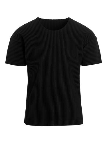 Long Sleeve Roundneck T-Shirt - HOMME PLISSE' ISSEY MIYAKE - Modalova