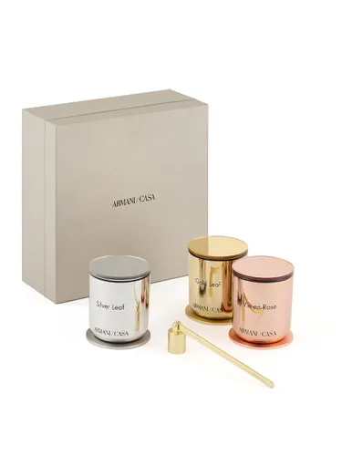 ARMANI CASA Pegaso 3 Candles Set - ARMANI CASA - Modalova