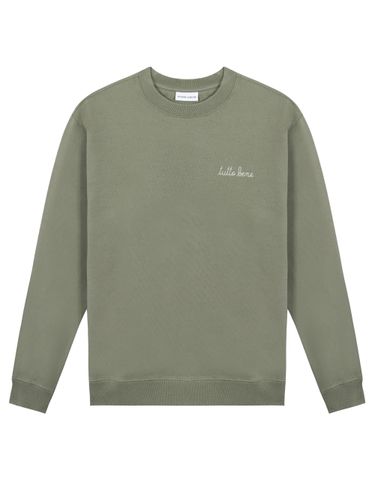 Crew Neck Sweater With Logo - MAISON LABICHE - Modalova