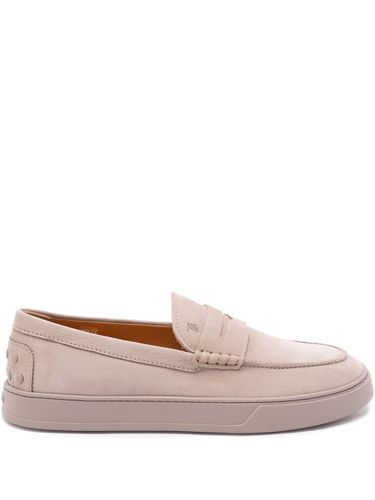 Tod's Suede Leather Loafers - Tod's - Modalova