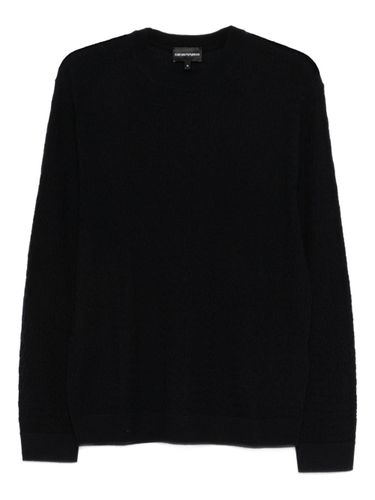 Wool Crewneck Sweater - Emporio Armani - Modalova