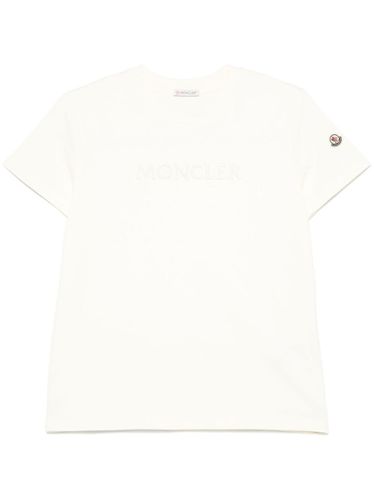 Moncler Logo Cotton T-Shirt - Moncler - Modalova