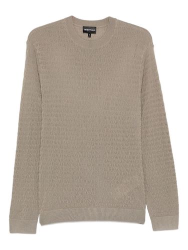 Wool Crewneck Sweater - Emporio Armani - Modalova