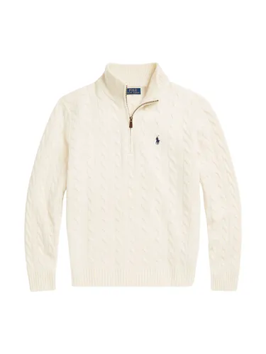 Half Zip Sweater With Logo - POLO RALPH LAUREN - Modalova
