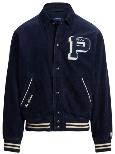 Bomber Jacket With Patches - POLO RALPH LAUREN - Modalova