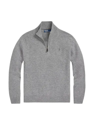 Half Zip Sweater With Logo - POLO RALPH LAUREN - Modalova