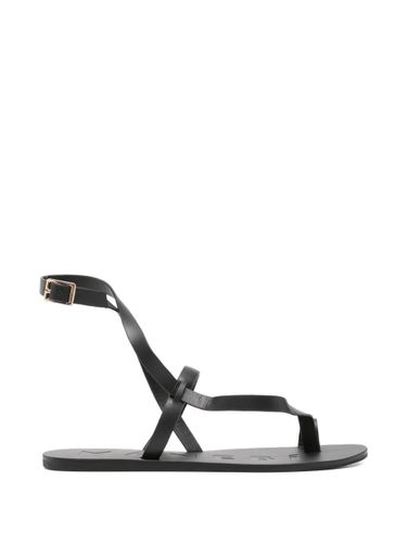 MANEBI Leather Sandals - MANEBI - Modalova