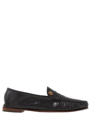 Versace Leather Loafer - Versace - Modalova