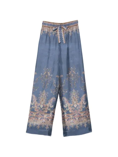 Valiant Printed Silk Trousers - Zimmermann - Modalova