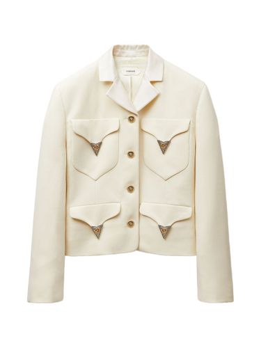 Versace Wool Jacket - Versace - Modalova