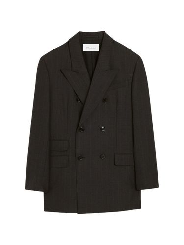 Wool Double-Breasted Blazer Jacket - Ami Paris - Modalova