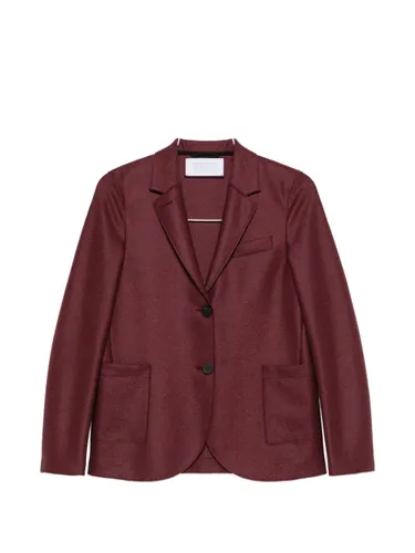 Wool Single-Breasted Blazer Jacket - Harris Wharf London - Modalova