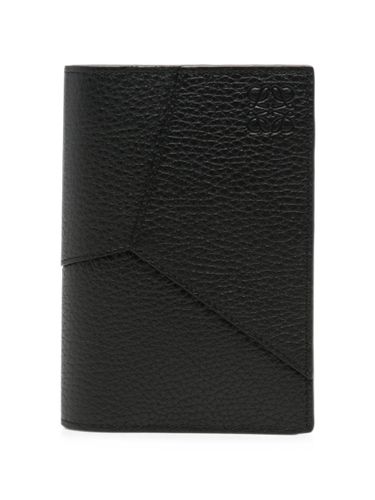 Puzzle Edge Leather Passport Case - Loewe - Modalova