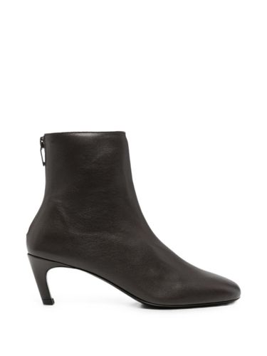 TOTEME Leather Ankle Boots - TOTEME - Modalova