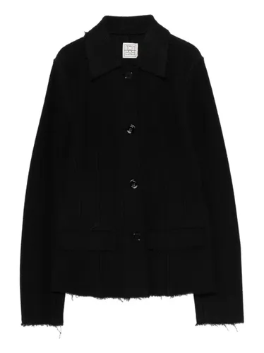 TOTEME Raw Hem Cotton Jacket - TOTEME - Modalova