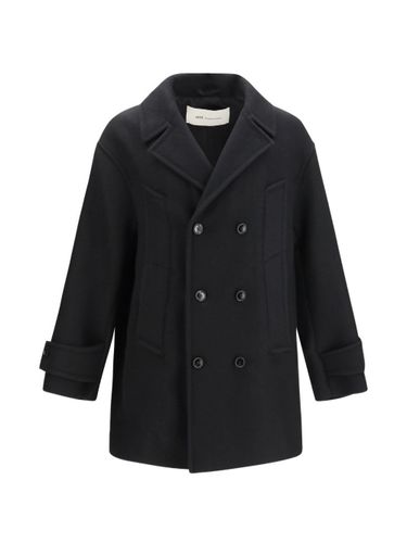 Ami Paris Wool Double-Breasted Coat - Ami Paris - Modalova