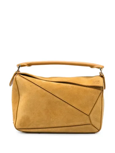 Puzzle Featherlight Small Leather Handbag - Loewe - Modalova