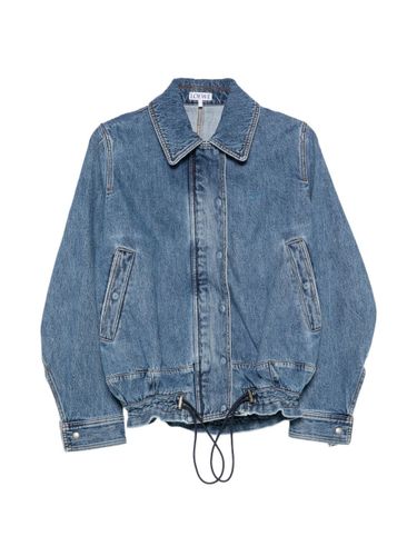 Loewe Drawstring Denim Jacket - Loewe - Modalova