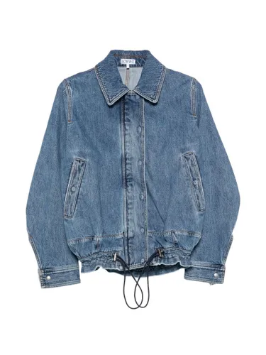Loewe Drawstring Denim Jacket - Loewe - Modalova