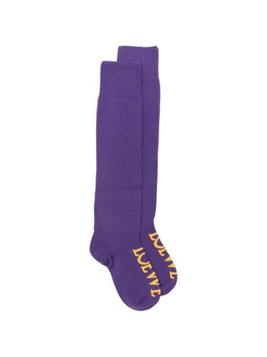Loewe Logo Wool Socks - Loewe - Modalova