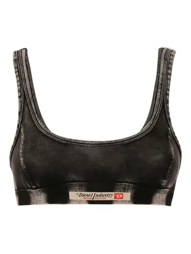 Diesel Denim Bralette Bra - Diesel - Modalova