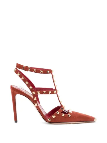 Rockstud Suede Leather Pumps - Valentino Garavani - Modalova