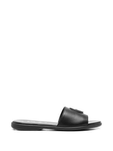 Gucci Double G Leather Flat Sandals - Gucci - Modalova
