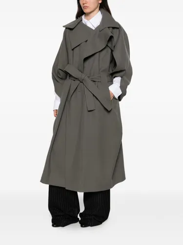 Issey Miyake Wool Long Coat - Issey Miyake - Modalova