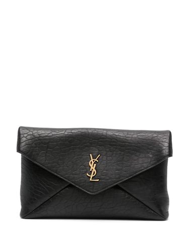 Envelope Cassandre Large Leather Clutch - Saint Laurent - Modalova
