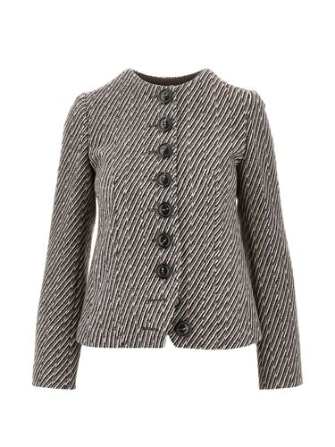 Wool Blend Blazer Jacket - Emporio Armani - Modalova