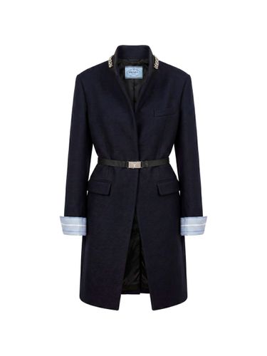 Prada Wool Coat - Prada - Modalova