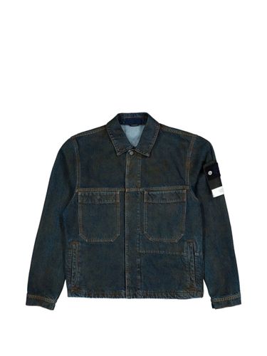 Stone Island Denim Cotton Jacket - Stone Island - Modalova