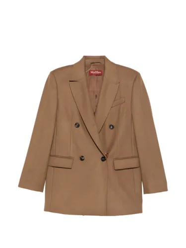 Wool Double-Breasted Jacket By - Max Mara - Modalova