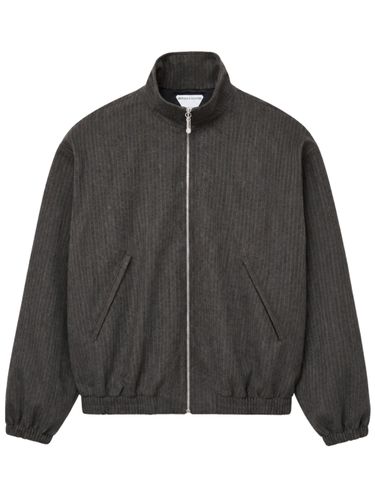 Pinstriped Wool Bomber Jacket - Bottega Veneta - Modalova
