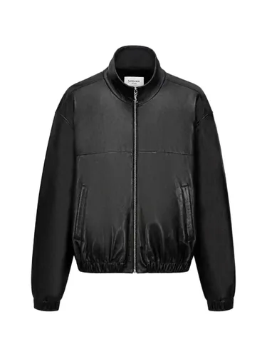 Saint Laurent Leather Bomber Jacket - Saint Laurent - Modalova