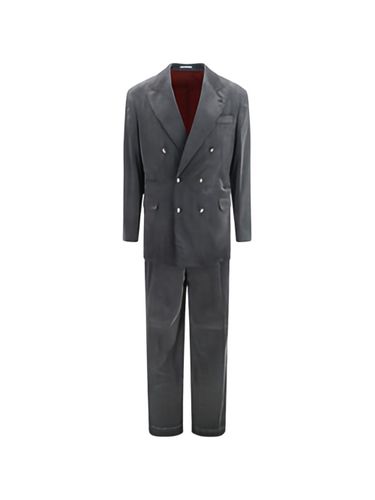 Double-Breasted Suit - Brunello Cucinelli - Modalova