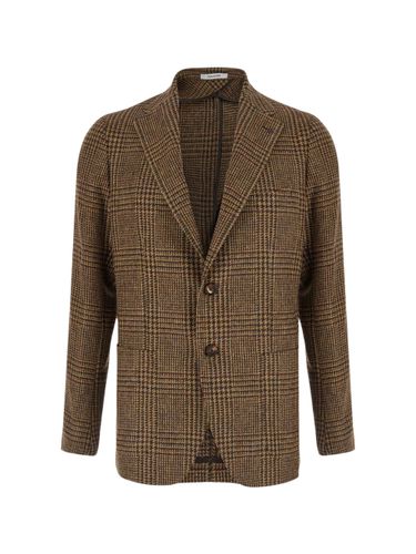 Montecarlo Checked Single-Breasted Blazer - Tagliatore - Modalova