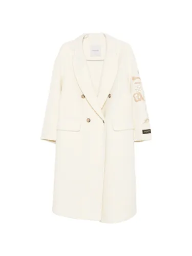 ERMANNO Wool Double-Breasted Coat - ERMANNO - Modalova