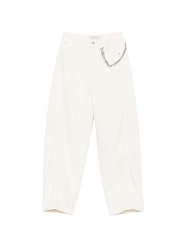 ERMANNO Cotton Baggy Trousers - ERMANNO - Modalova