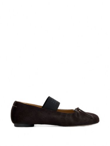 Leather Ballet Flats - MM6 Maison Margiela - Modalova