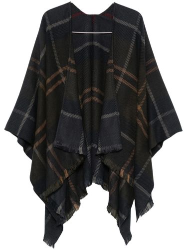 Barbour Check-Pattern Fringed Cape - Barbour - Modalova
