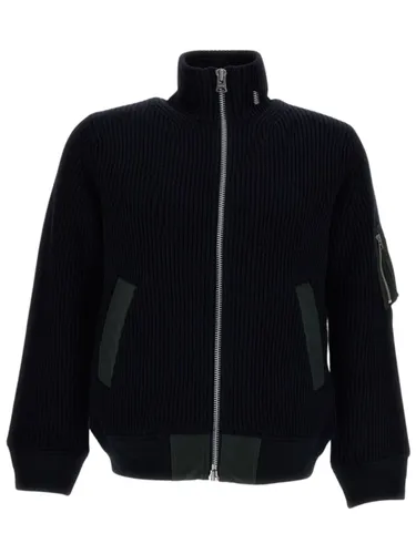 Sacai Ribbed Knit Jacket - Sacai - Modalova
