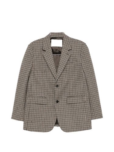 Wool Single-Breasted Blazer Jacket - DUNST - Modalova
